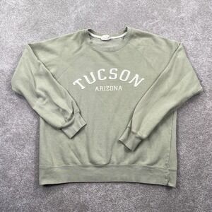 MV Sports Sweatshirt Women S Green Tucson Arizona Collegiate Pullover Raglan